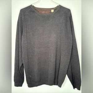 TOMMY BAHAMA Silk Blend Long Sleeve Crew Neck Pullover Sweater Men Size XL Brown